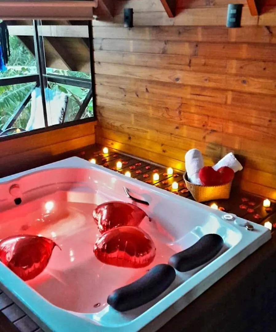 木屋 Cabana Com Cachoeira Privativa Imarui 巴西